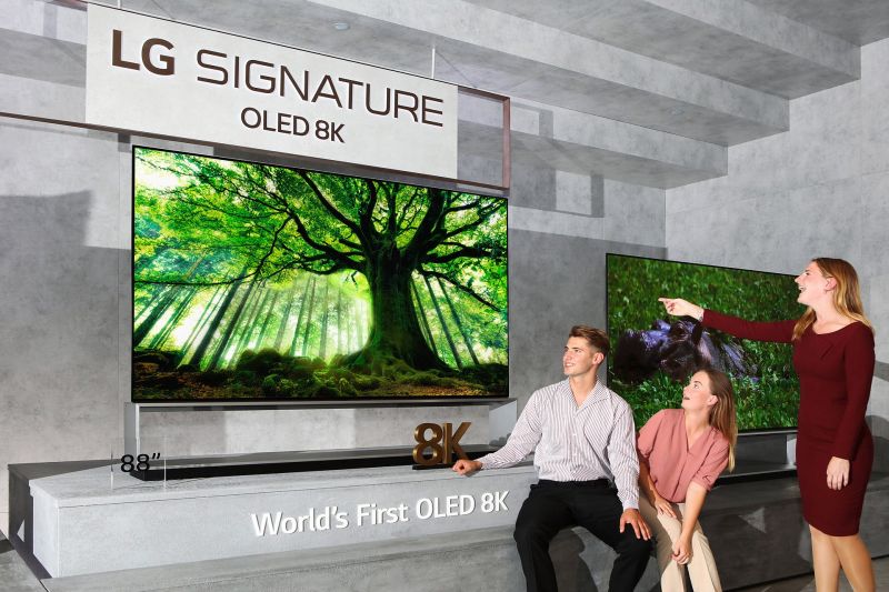 Telewizory LG OLED 8K