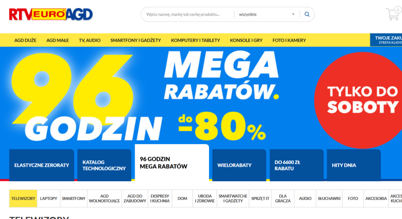 Promocje na telewizory w Euro