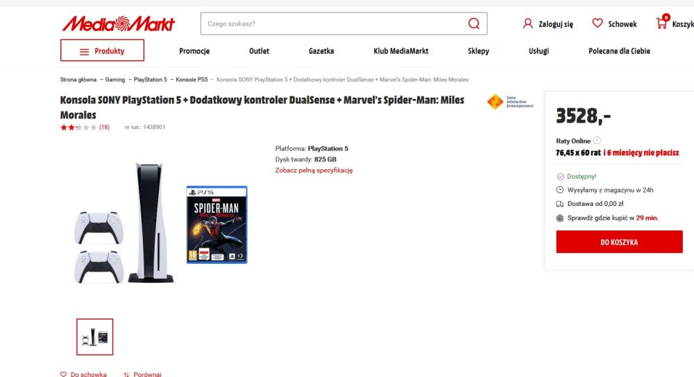 PlayStation 5 w Media Markt: konsola znowu dostępna