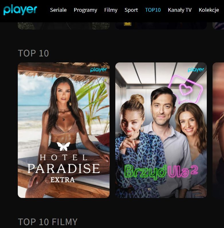 Najlepsze filmy Player TOP10