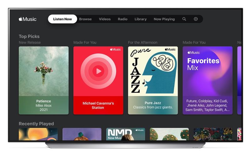 Telewizory LG już z Apple Music