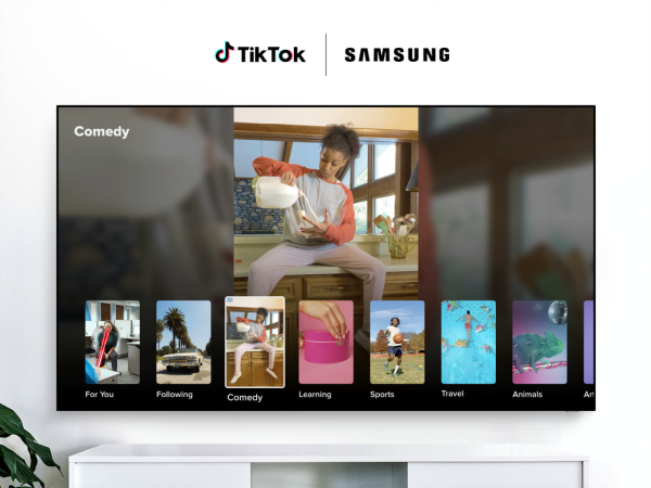 TikTok działa w Samsung Smart TV / fot. Samsung