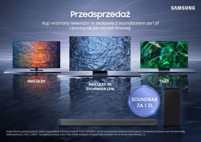 Telewizory Samsung 2023 - przedsprzedaż