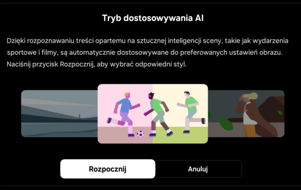 Telewizory Samsung oferują Tryb Adaptacyjny AI