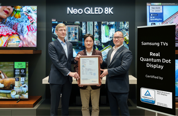 Telewizory Samsung QLED zdobyły Real Quantum Dot Display