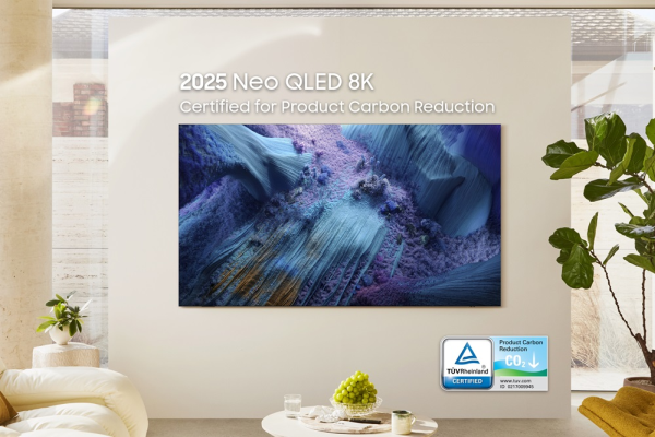 Telewizory Samsung z Certyfikatem Redukcji Śladu Węglowego (ponownie)