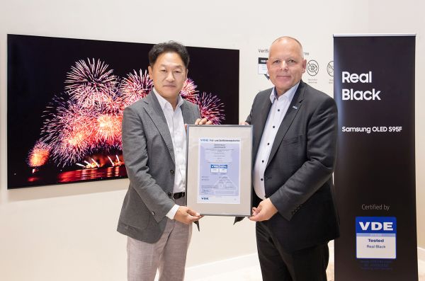 Telewizory Samsung OLED 2025 z certyfikatem VDE „Real Black”