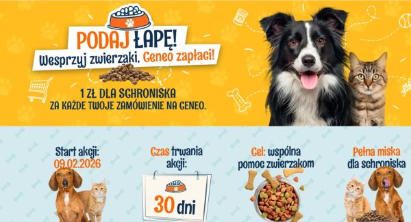 Ceneo rusza z akcją charytatywną „Podaj łapę 2026
