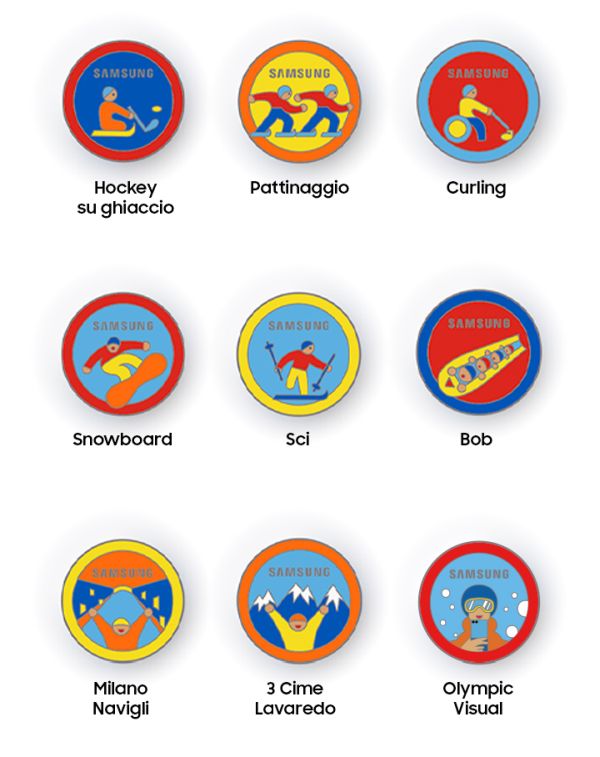 Przypinki olimpijskie Milano Cortina 2026