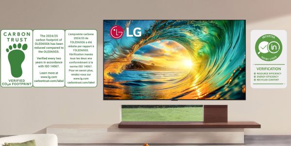 Telewizory LG mają certyfikaty Carbon Trust
