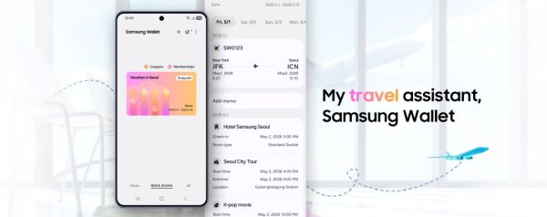 Samsung Wallet z nową funkcją Podróże